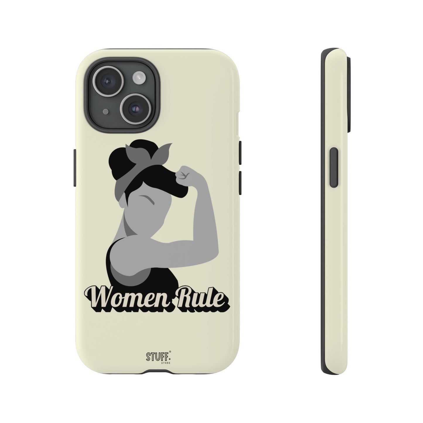 Women Rule Case | Coque résistante double protection avec Design Féministe inspirant