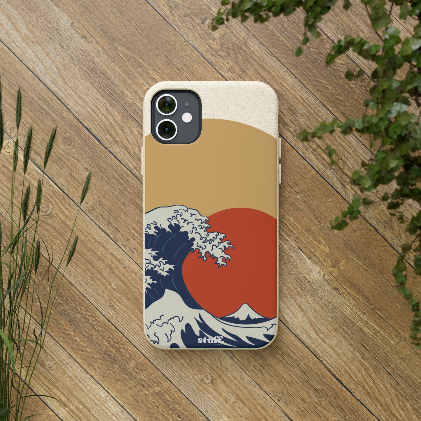 La Grande Vague | biodegradable shell in bamboo and bioplastic - inspired by Japanese art