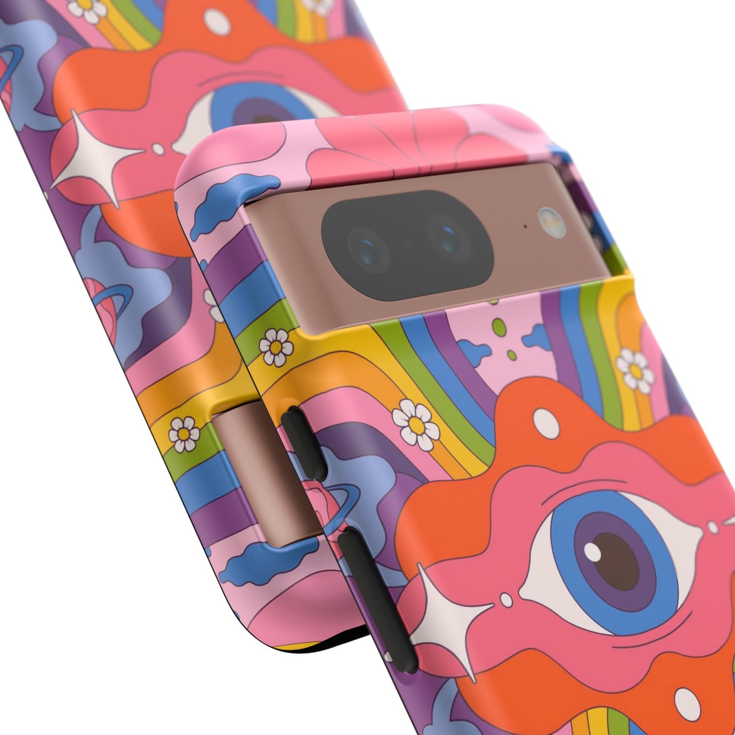Psych Case | Coque résistante double protection avec Design Psychédélique coloré