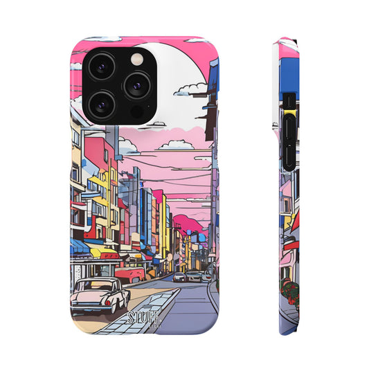 Pop Art Sunset | Coque snap légère et résistante inspiration Lichtenstein