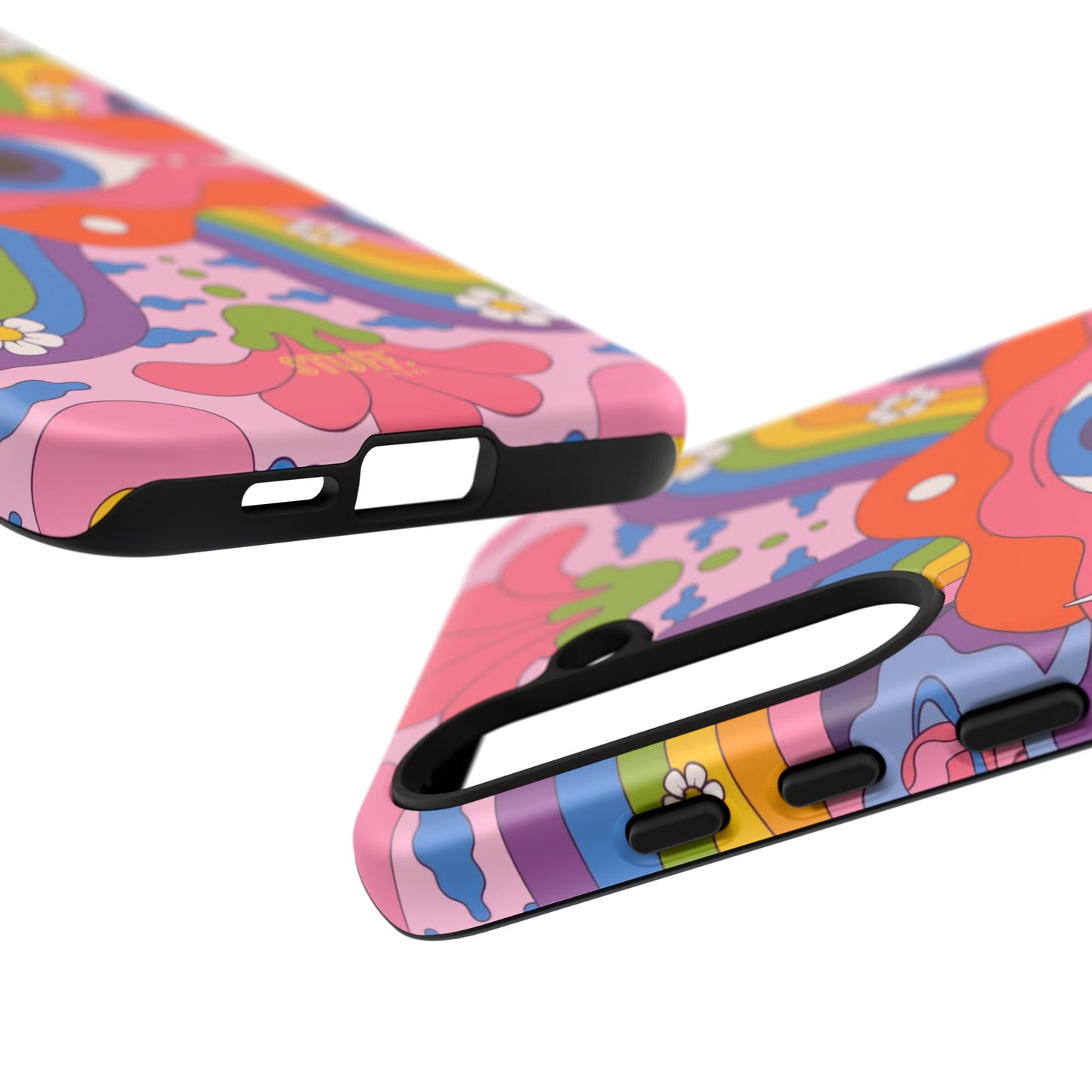 Psych Case | Coque résistante double protection avec Design Psychédélique coloré