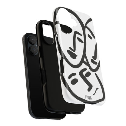 Les Trois Visages | Coque résistante double protection — inspiration Matisse