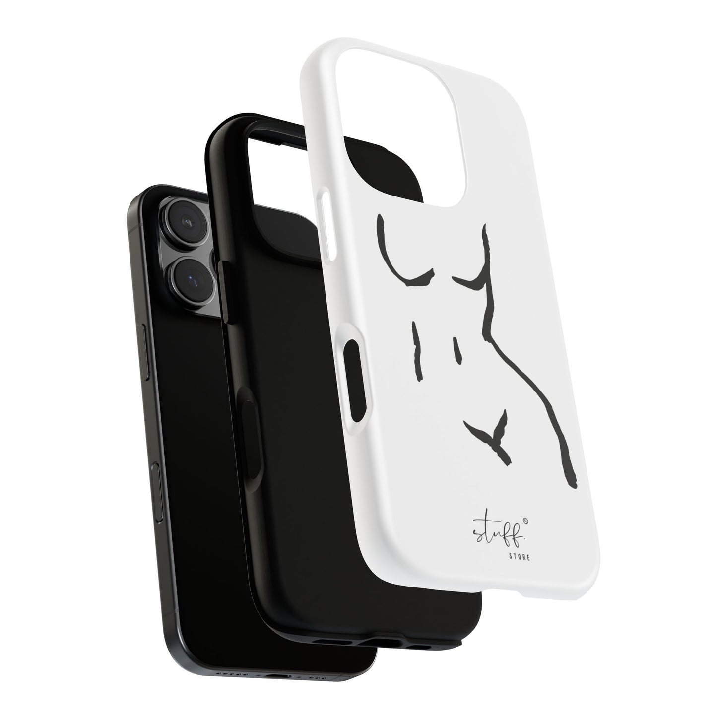 The Curve Case | Resistant double protection shell with Minimalist Design by Women