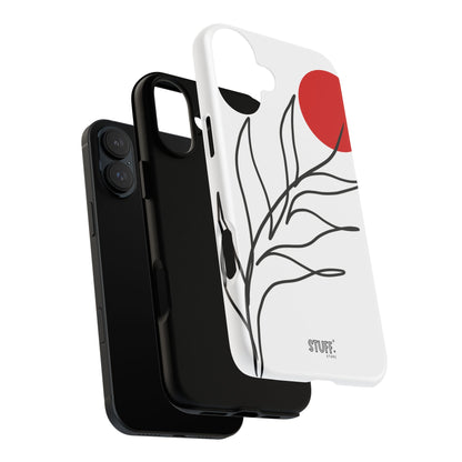 Red Sun Case | Coque résistante double protection avec Design Minimaliste