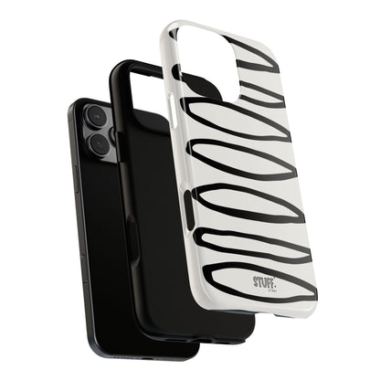 Loopy Case | Coque résistante double protection - Motif cercles abstraits