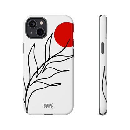 Red Sun Case | Coque résistante double protection avec Design Minimaliste