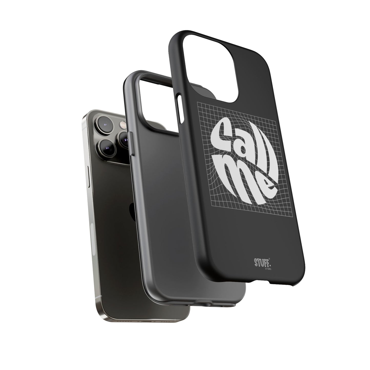 Call Me Case | Coque résistante double protection - Noir Effet Mat