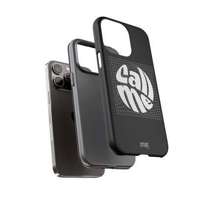 Call Me Case | Coque résistante double protection - Noir Effet Mat