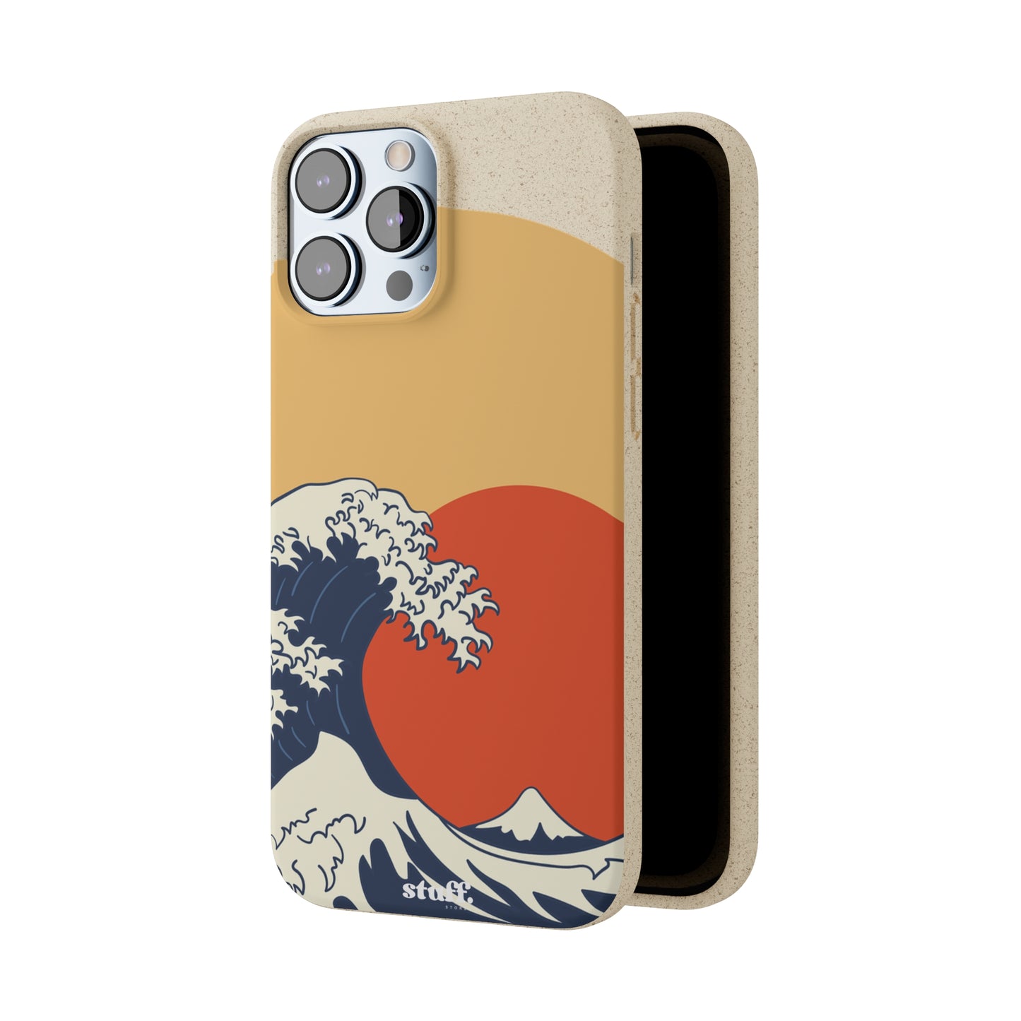 La Grande Vague | biodegradable shell in bamboo and bioplastic - inspired by Japanese art