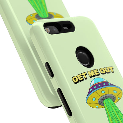Get Me Out of Here | Coque résistante anti-choc — Vert Menthe