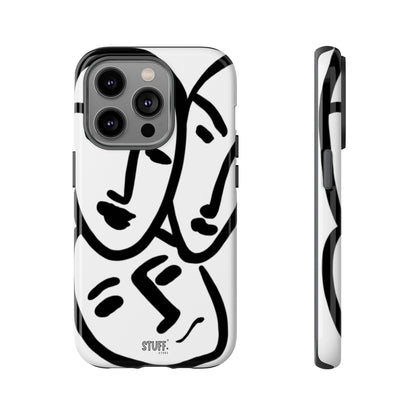Les Trois Visages | Coque résistante double protection — inspiration Matisse