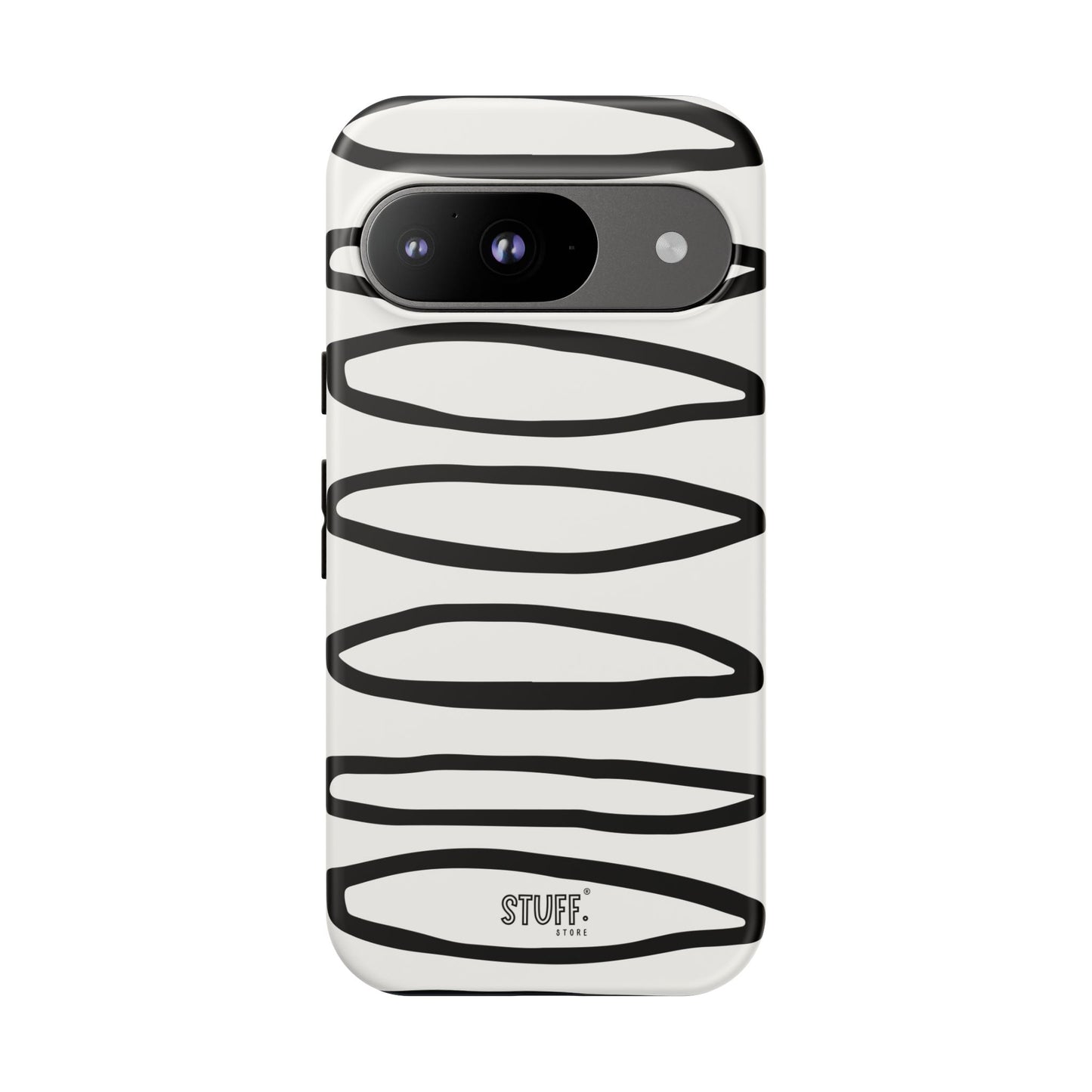 Loopy Case | Coque résistante double protection - Motif cercles abstraits