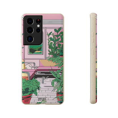 Plant Pop Case | Coque biodégradable en bambou et bioplastique avec design coloré | Parfait pour les amoureux des plantes - Avec emballage cadeau