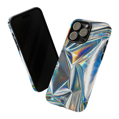 Metallic Case | Coque résistante double protection anti-choc - Effet Métallique