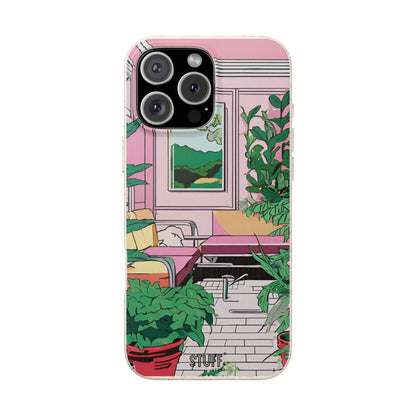 Plant Pop Case | Coque biodégradable en bambou et bioplastique avec design coloré | Parfait pour les amoureux des plantes - Avec emballage cadeau