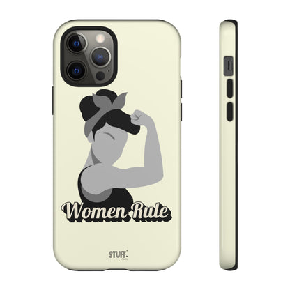 Women Rule Case | Coque résistante double protection avec Design Féministe inspirant