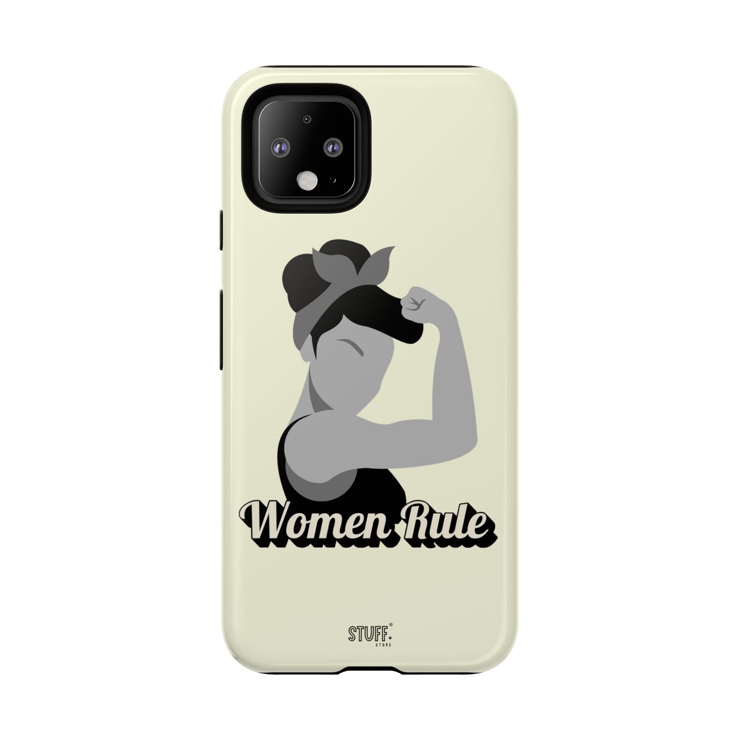 Women Rule Case | Coque résistante double protection avec Design Féministe inspirant