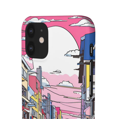 Pop Art Sunset | Coque snap légère et résistante inspiration Lichtenstein