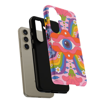 Psych Case | Coque résistante double protection avec Design Psychédélique coloré