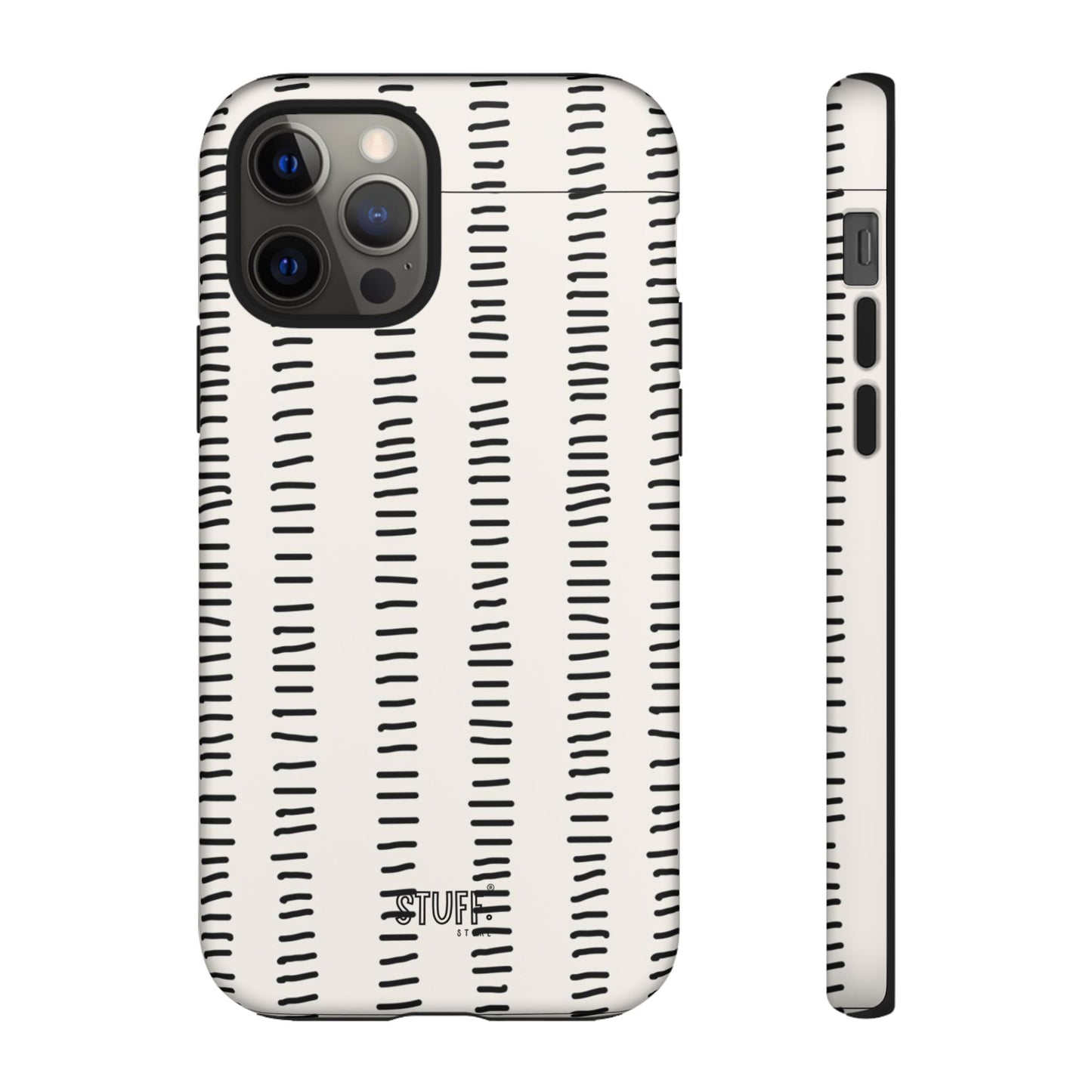 Striped Case | Coque résistante double protection antichoc - Design Minimaliste