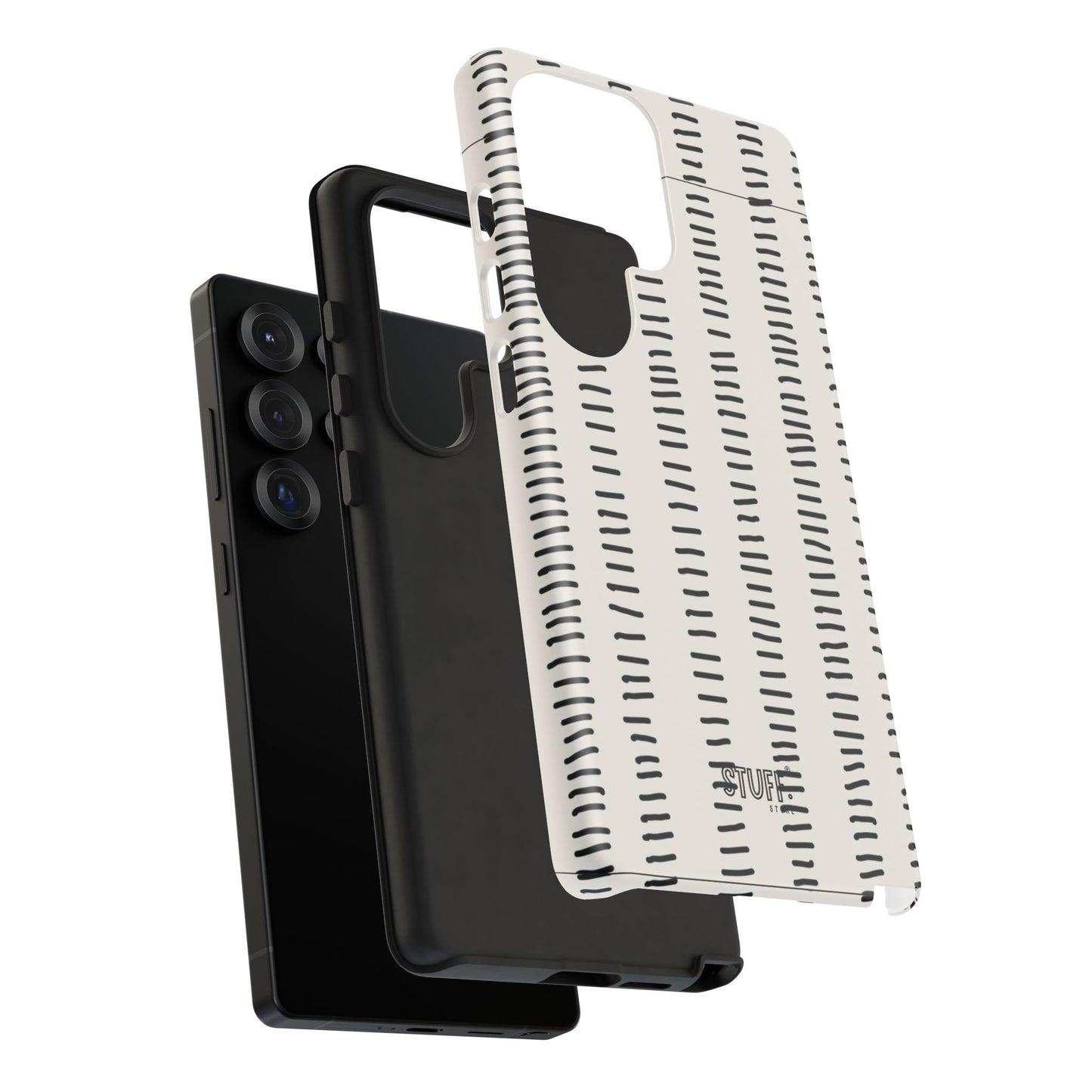 Striped Case | Coque résistante double protection antichoc - Design Minimaliste