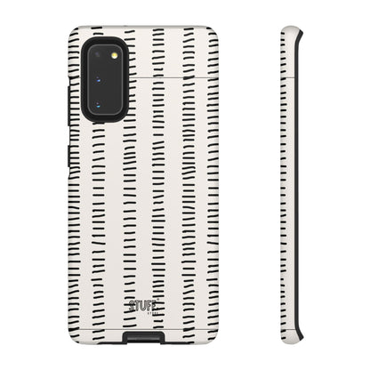 Striped Case | Coque résistante double protection antichoc - Design Minimaliste