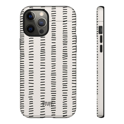Striped Case | Coque résistante double protection antichoc - Design Minimaliste