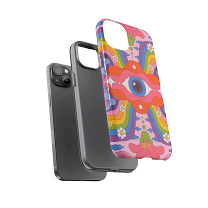 Psych Case | Coque résistante double protection avec Design Psychédélique coloré