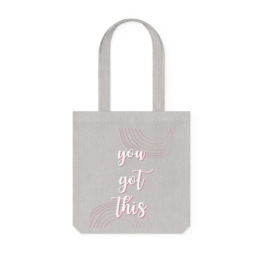 Tote Bag "You Got This" |  Sac cabas écoresponsable - Matériaux 100 % naturels et recyclés