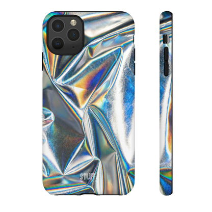 Metallic Case | Coque résistante double protection anti-choc - Effet Métallique