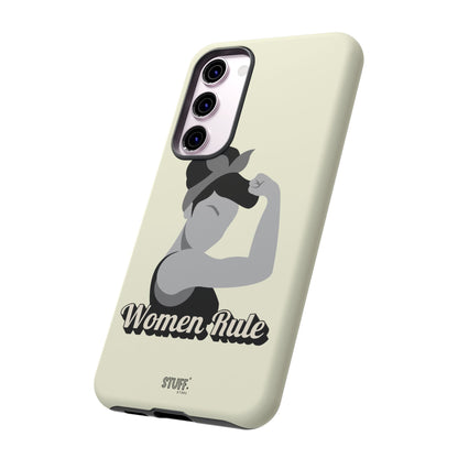 Women Rule Case | Coque résistante double protection avec Design Féministe inspirant