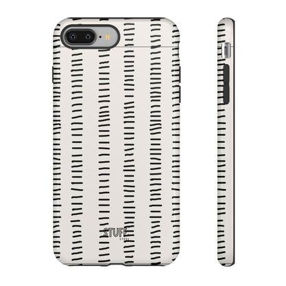 Striped Case | Coque résistante double protection antichoc - Design Minimaliste