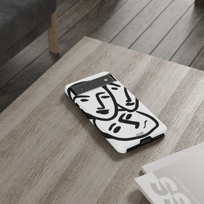 Les Trois Visages | Coque résistante double protection — inspiration Matisse