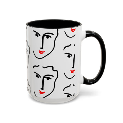 Nadia Cup | Mug bicolore inspiration Matisse – 330ml