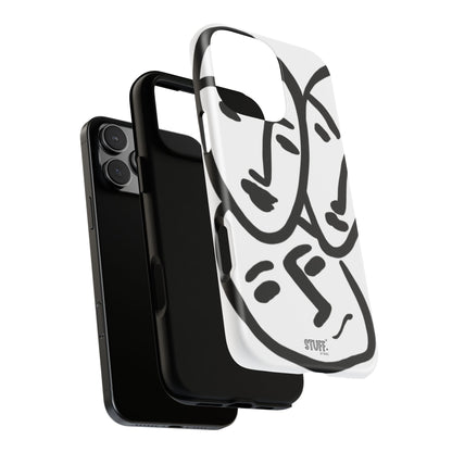 Les Trois Visages | Coque résistante double protection — inspiration Matisse