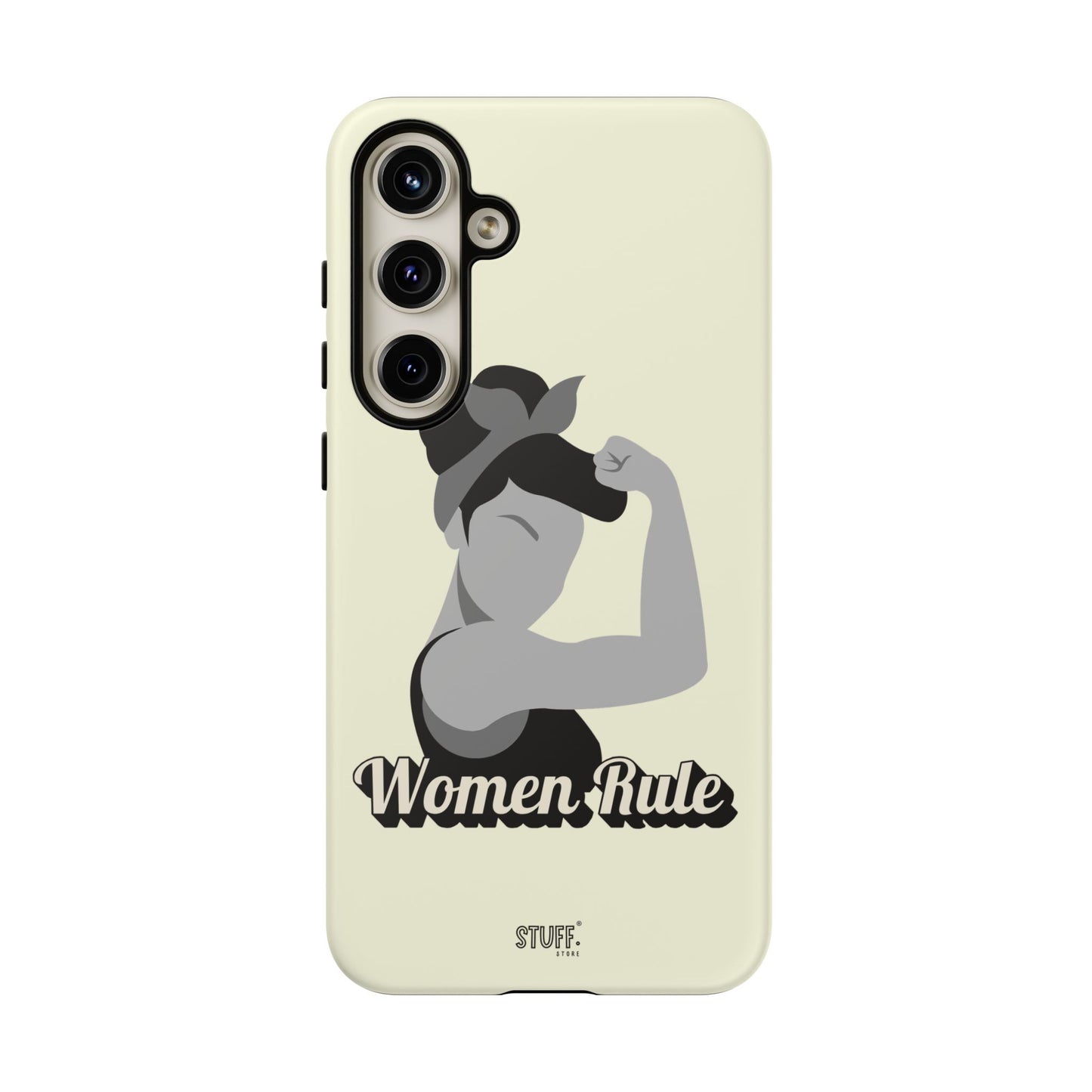 Women Rule Case | Coque résistante double protection avec Design Féministe inspirant