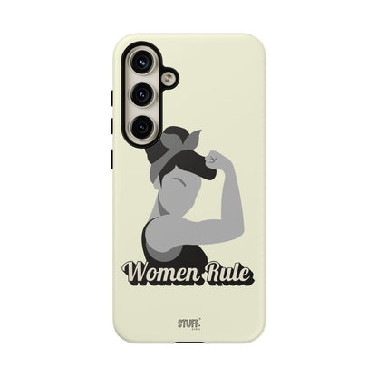 Women Rule Case | Coque résistante double protection avec Design Féministe inspirant