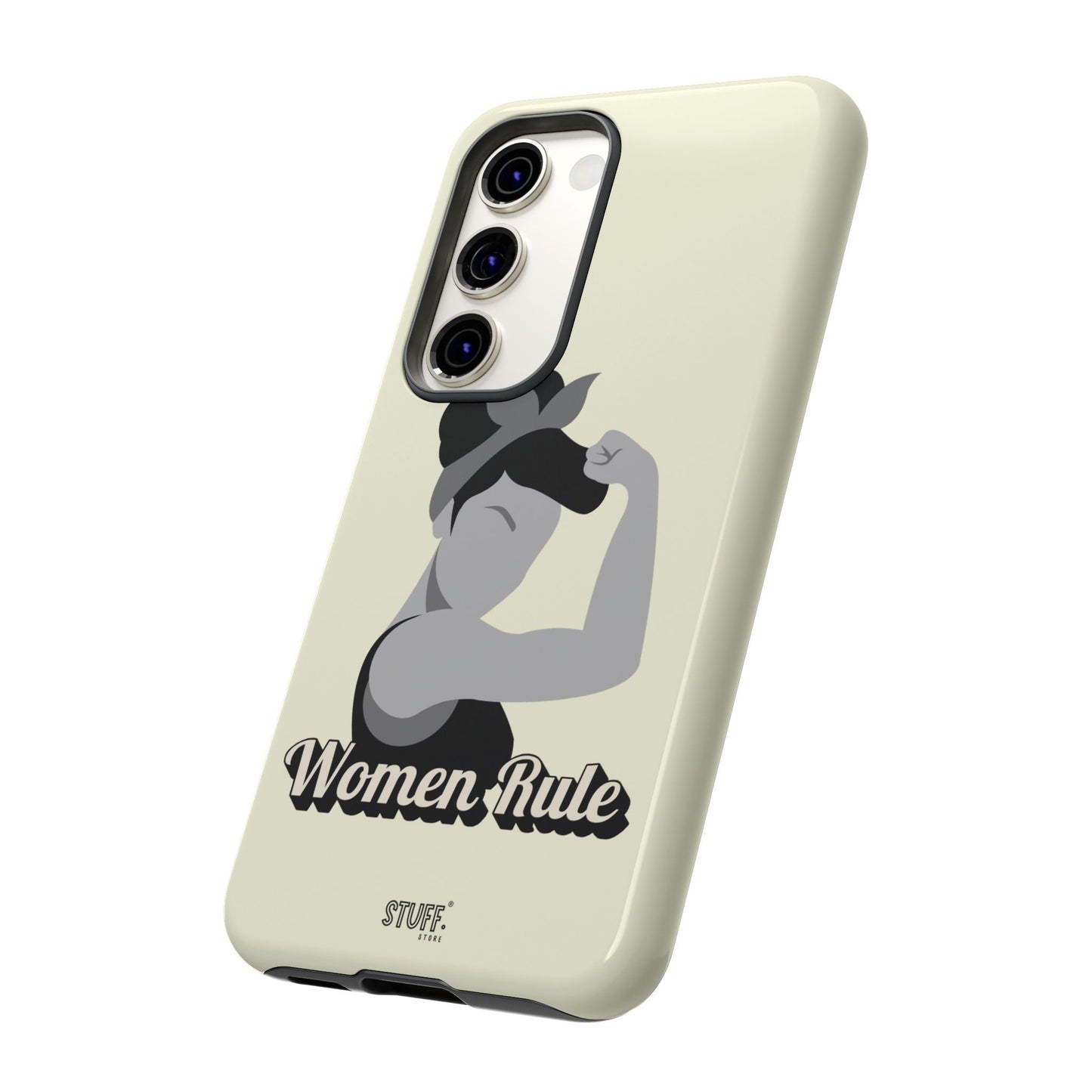 Women Rule Case | Coque résistante double protection avec Design Féministe inspirant