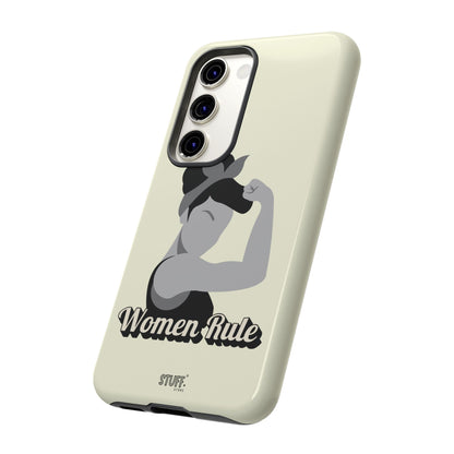 Women Rule Case | Coque résistante double protection avec Design Féministe inspirant