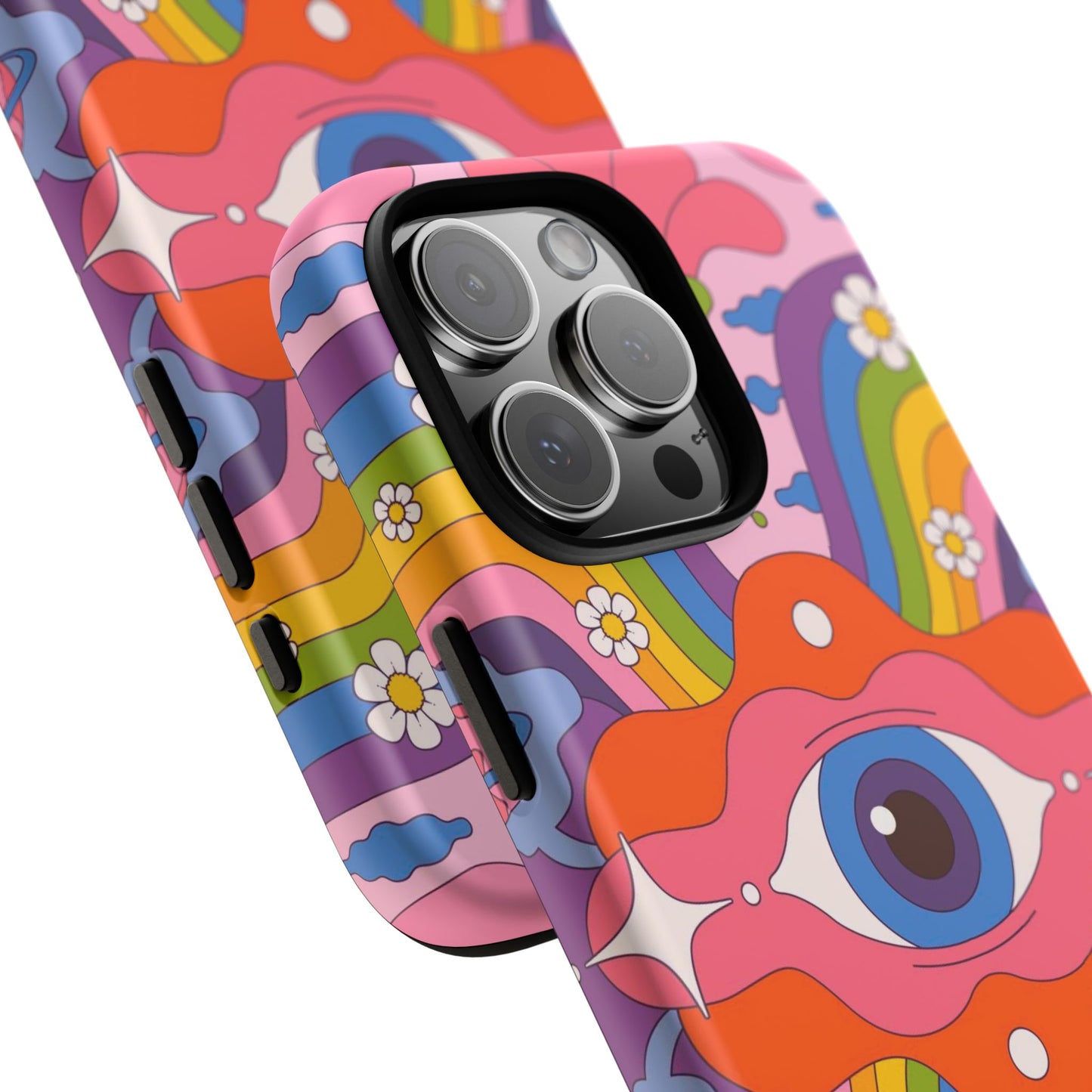 Psych Case | Coque résistante double protection avec Design Psychédélique coloré