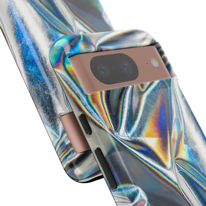 Metallic Case | Coque résistante double protection anti-choc - Effet Métallique