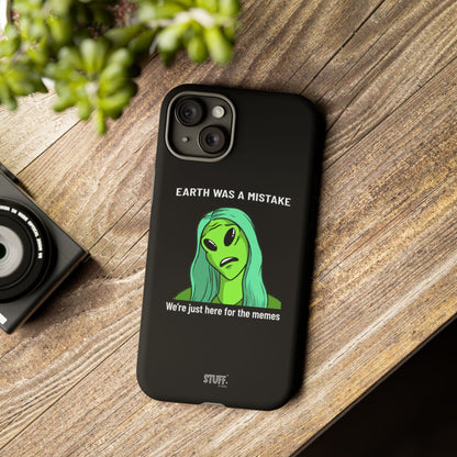 Meme Liking Alien Case | Coque résistante double protection pour les amateurs de Pop Culture