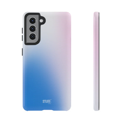 Gradient Case | Coque résistante double protection anti-choc - Dégradé Bleu & Rose