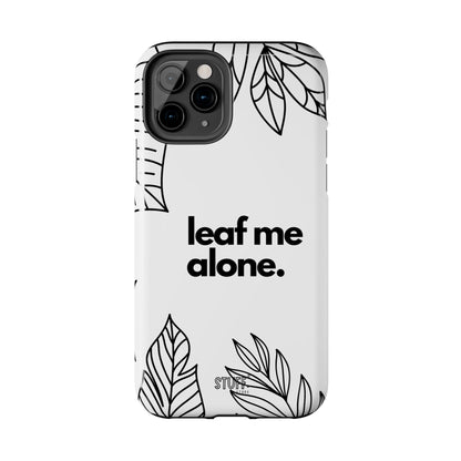 Leaf Me Case | Coque résistante double protection avec design minimaliste