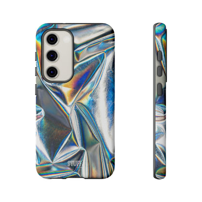 Metallic Case | Coque résistante double protection anti-choc - Effet Métallique