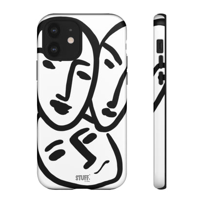 Les Trois Visages | Coque résistante double protection — inspiration Matisse