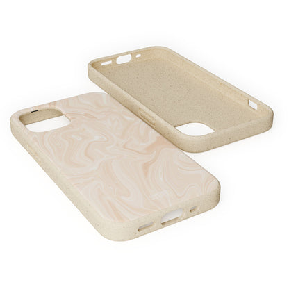 Liquid Marble Case | Coque Eco-Friendly en Bambou et Bioplastique Effet Marbré - Disponible avec Emballage Cadeau