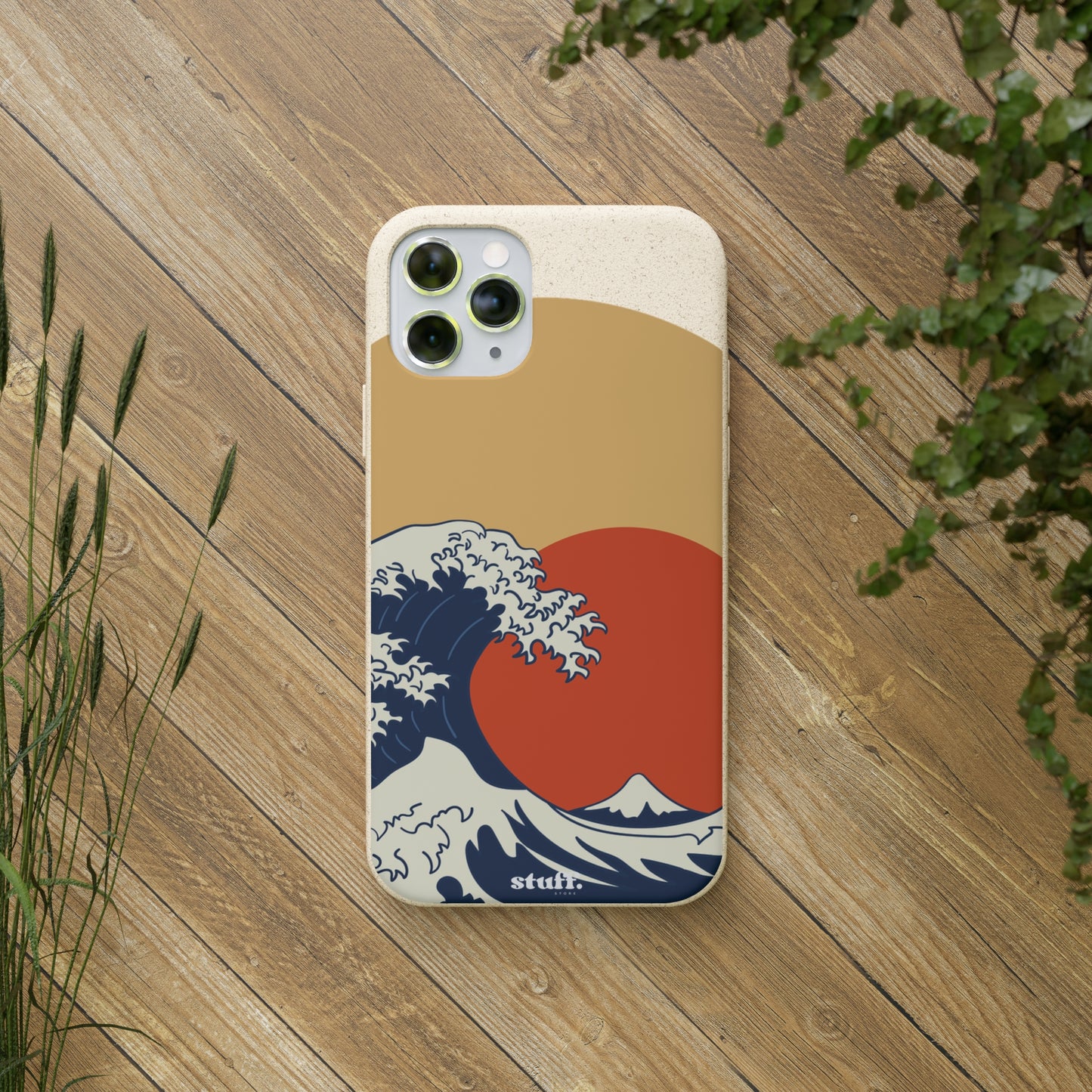 La Grande Vague | biodegradable shell in bamboo and bioplastic - inspired by Japanese art