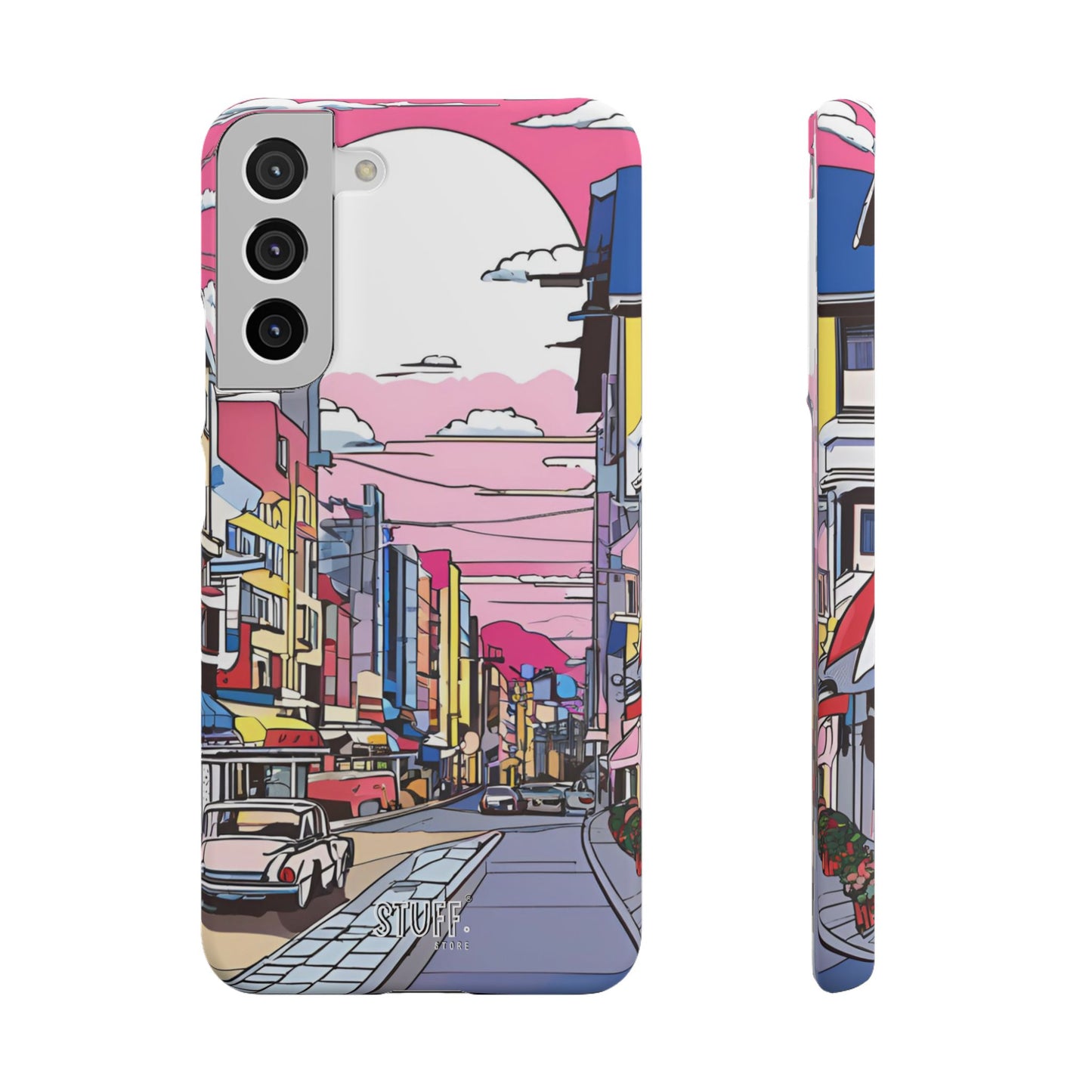 Pop Art Sunset | Coque snap légère et résistante inspiration Lichtenstein