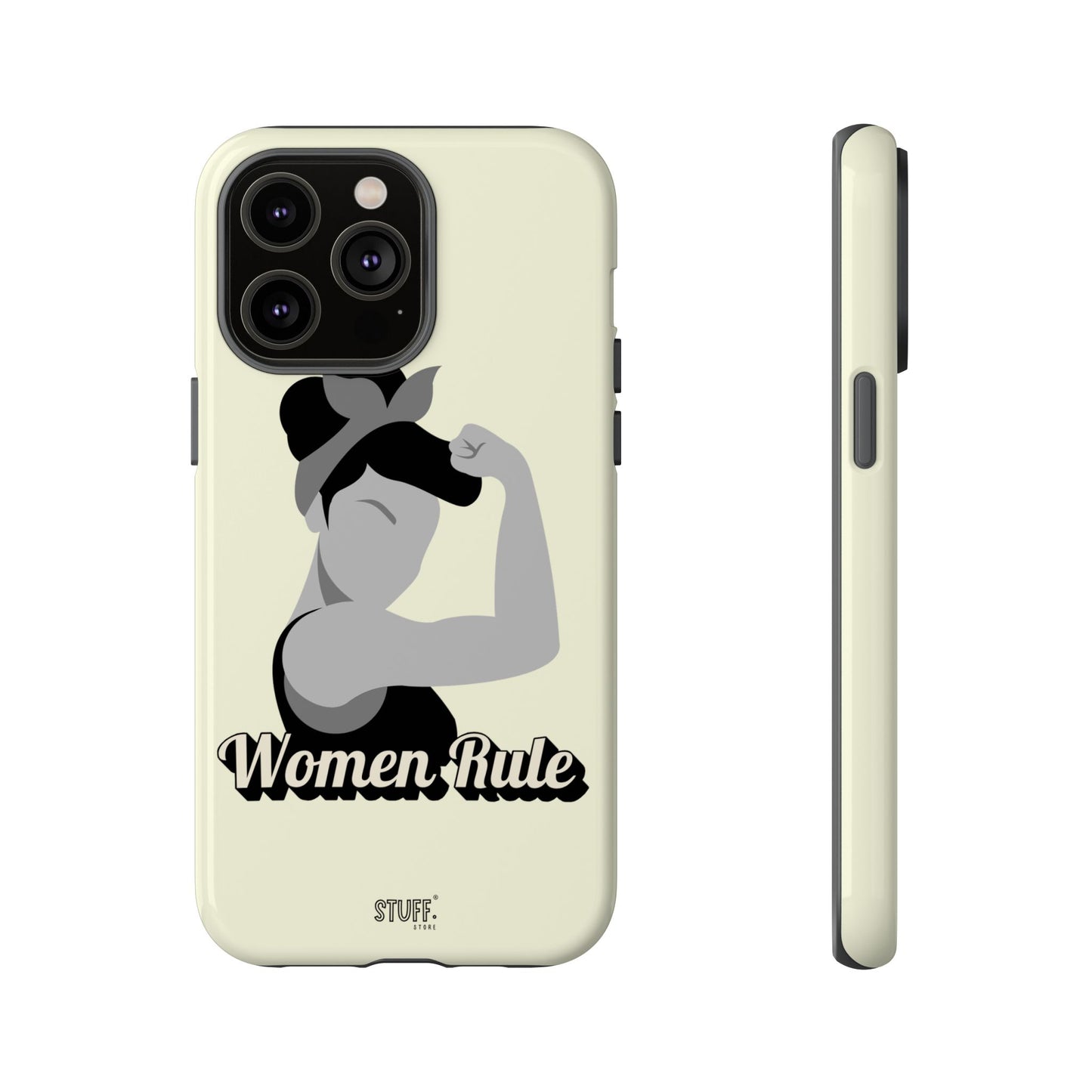Women Rule Case | Coque résistante double protection avec Design Féministe inspirant